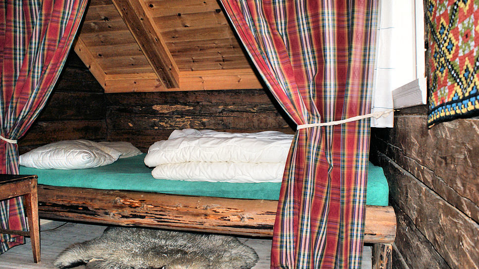 Leardalsoyri.  Eri Gardshus. Slaapkamer boven