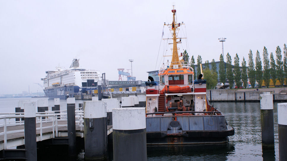 Kiel, Nee dit is niet de boot waar we mee gaan