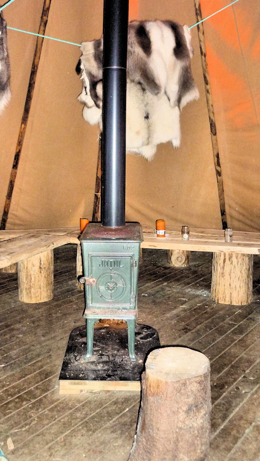 Namsos camping, Tipi