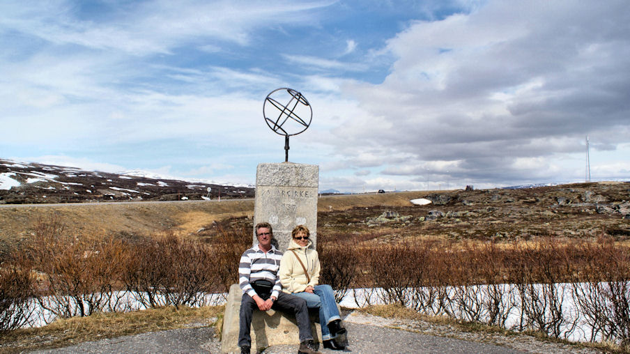 Saltfjellet.  Poolcirkel Arctic circel