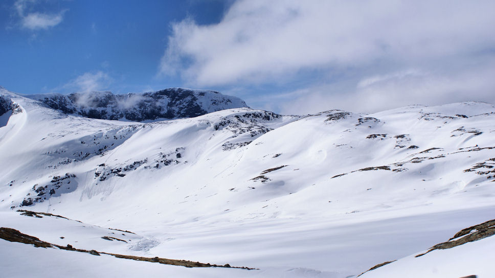 de toppen van Jotunheimen 