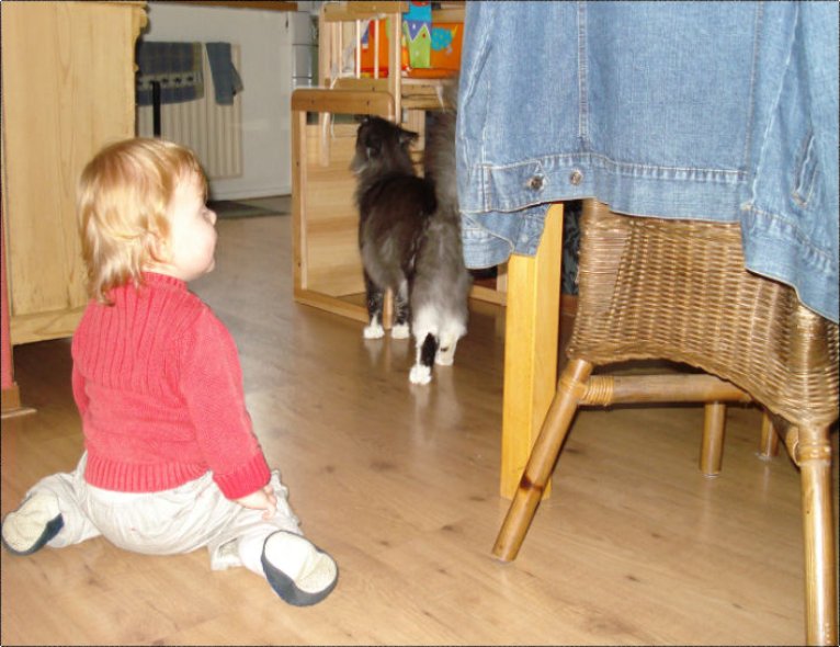 Olle daar is Zoë heel gek op.