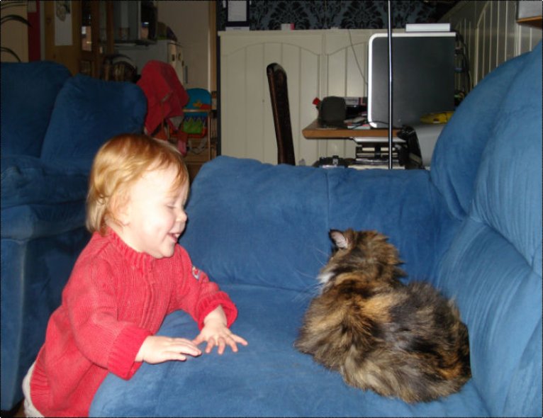 Poes aai, aai zegt Zoë